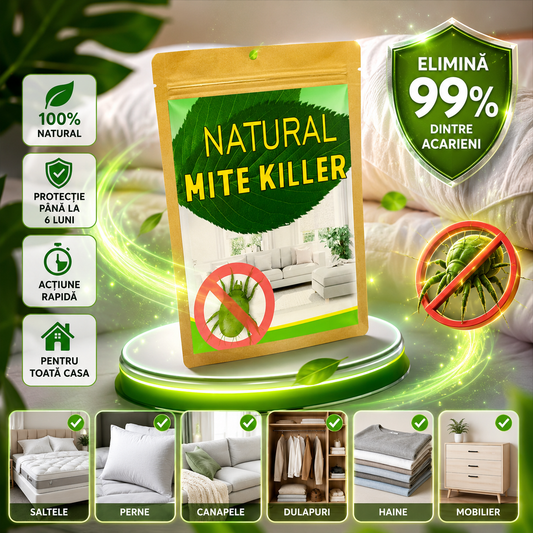 Natural Mite Killer™ - Scapă rapid de acarienii din locuință
