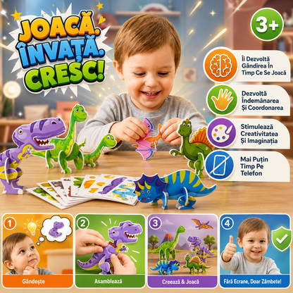 PuzzleInteractiv™ – Puzzle 3D Care Îl Ține Pe Copil Departe De Telefon